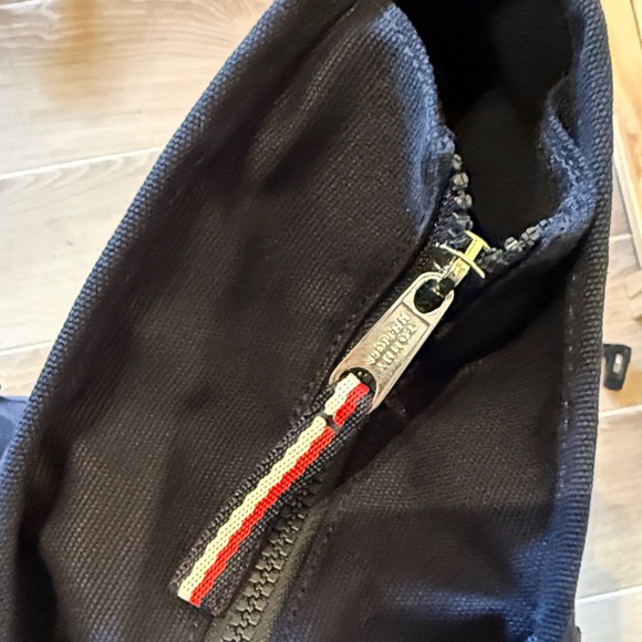 Tommy Hilfiger Black Duffel Bag with Red and White Stripe - Picture 7 of 8